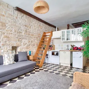 Cozy 1 Mezzanine & 1bedroom Louvre Moulins Free Netflix , Paris França
